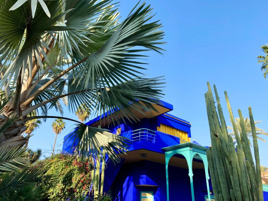 Jardin Majorelle's blue villa